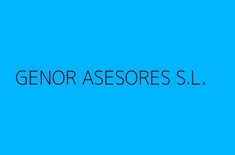 GENOR ASESORES S.L.